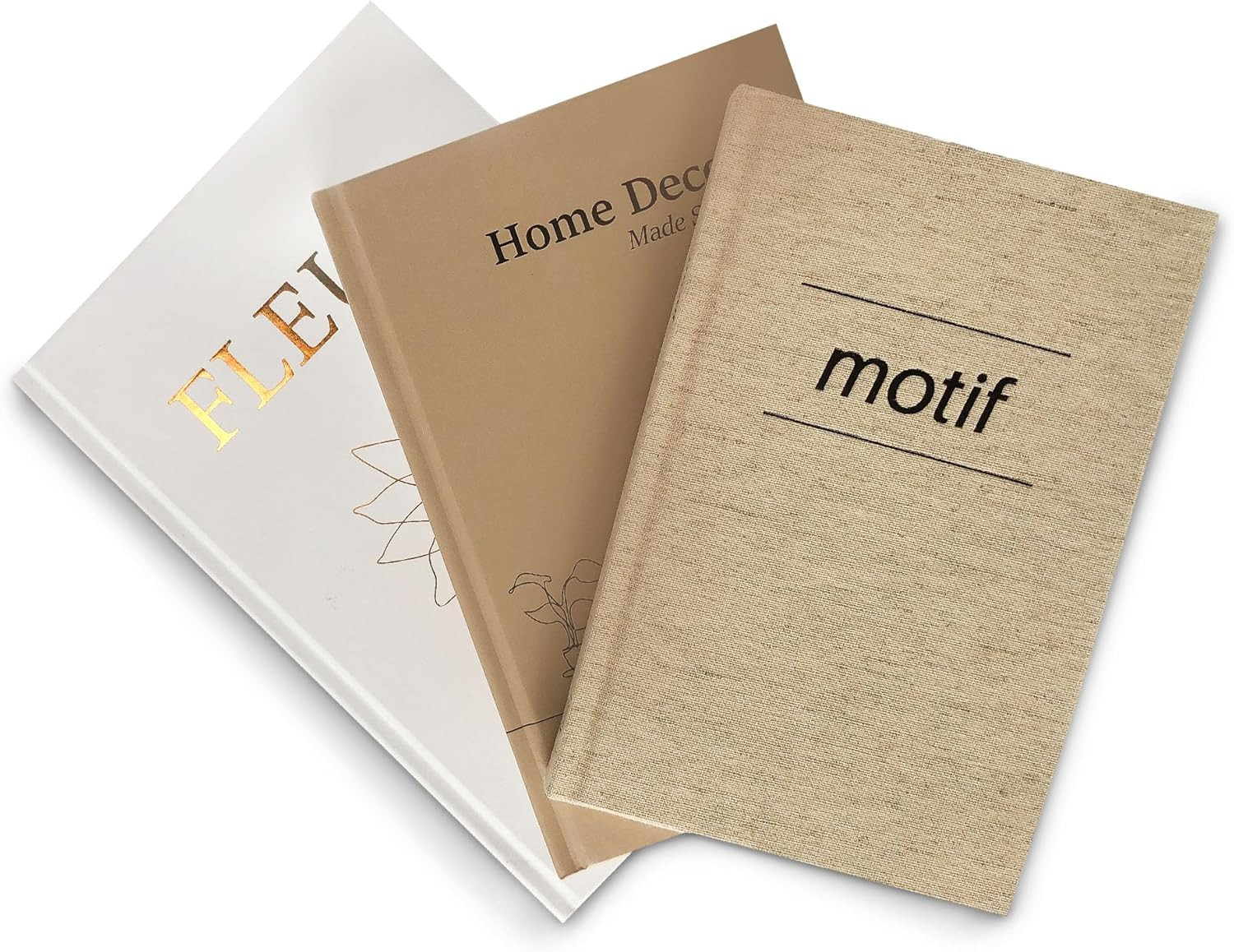 Little Yellow Tulips Book Decor - 3 Stacked Book Decorations for Living Room - Set of Decorative ... | Amazon (US)