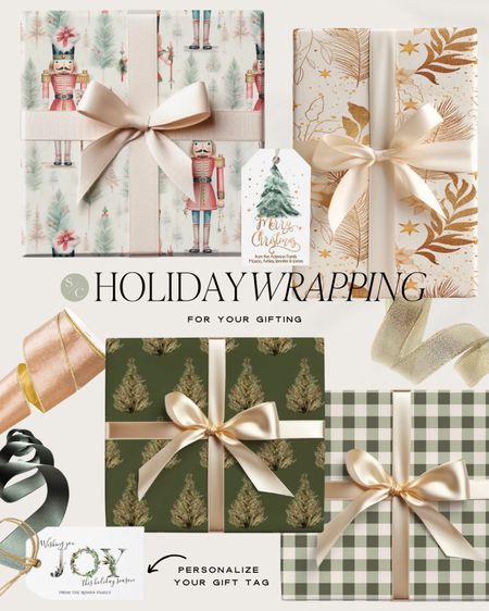 Holiday Wrapping | Classic Wrapping for your gifts 🎁 

Etsy Christmas, small business, gift wrap, Etsy find, Christmas gift wrap, Christmas presents 

#LTKHoliday #LTKSeasonal #LTKparties