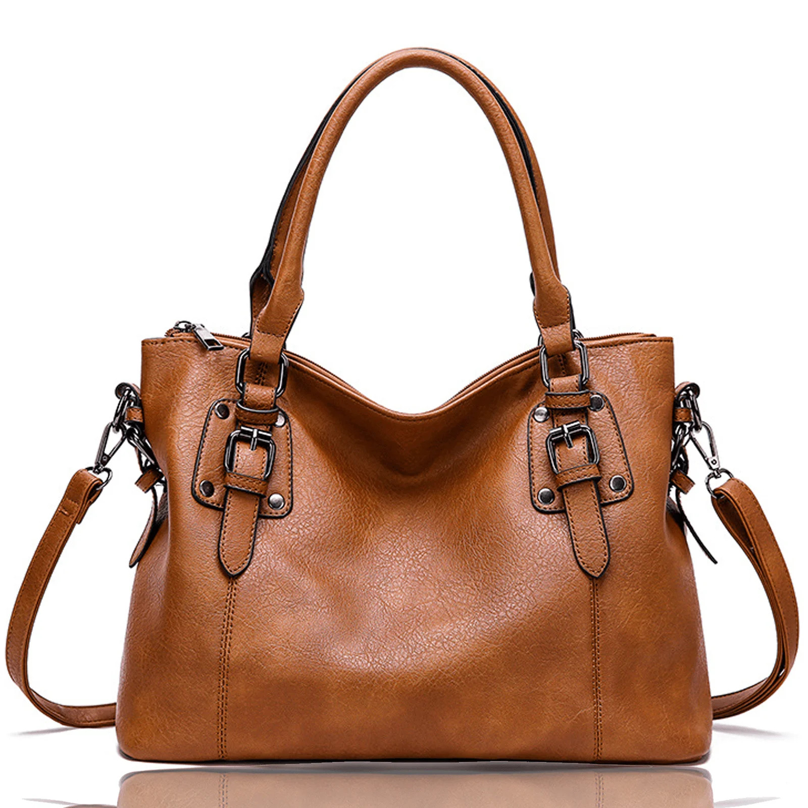 GAEKEAO Satchel Handbag for Women with Shoulder Strap Medium Top Handle Purse Crossbody Bag Soft ... | Walmart (US)