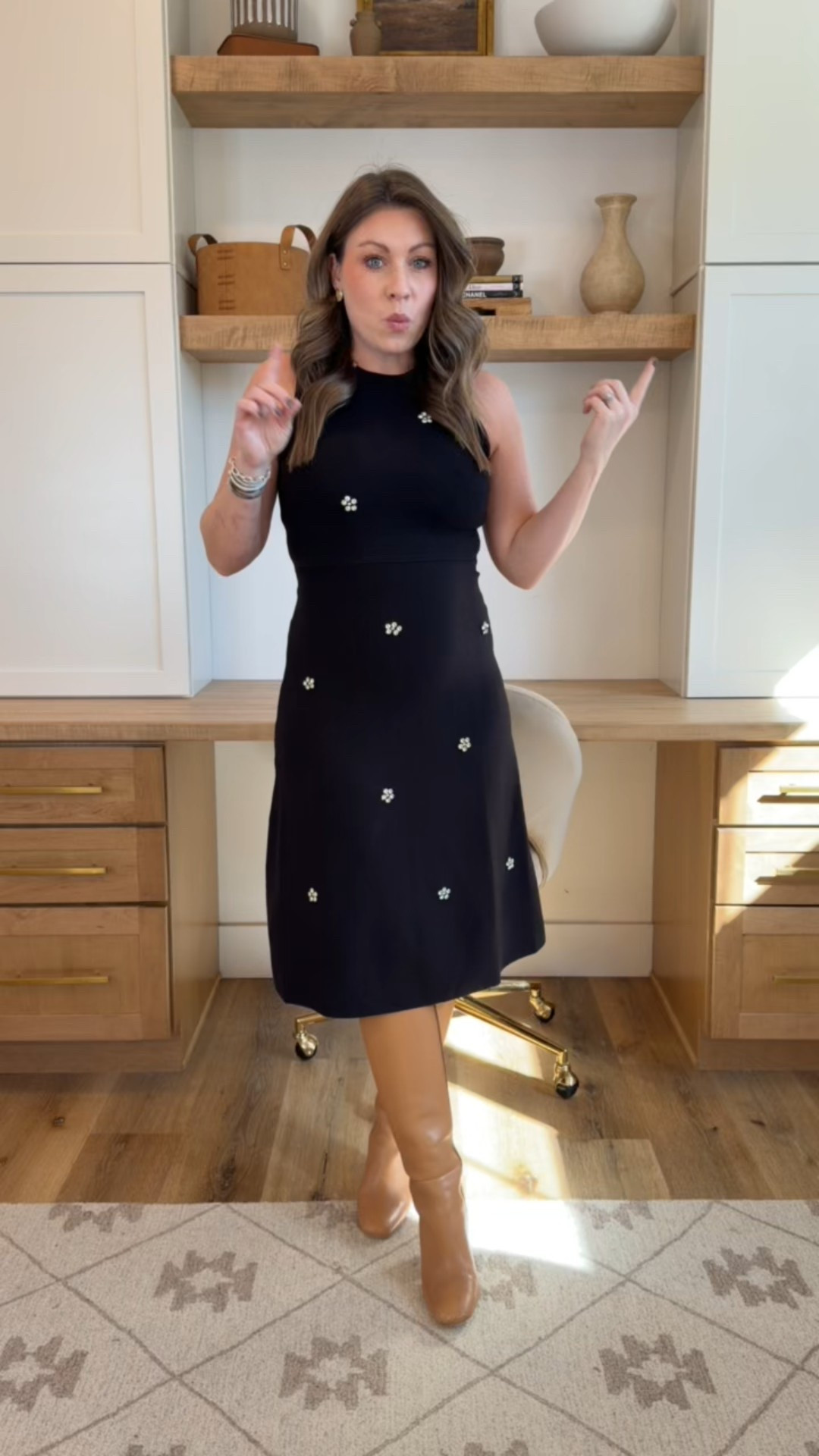 Walmart dress that would be a great option for New Years! Soft and cozy and bump friendly! 

#LTKHoliday #LTKSeasonal #LTKU