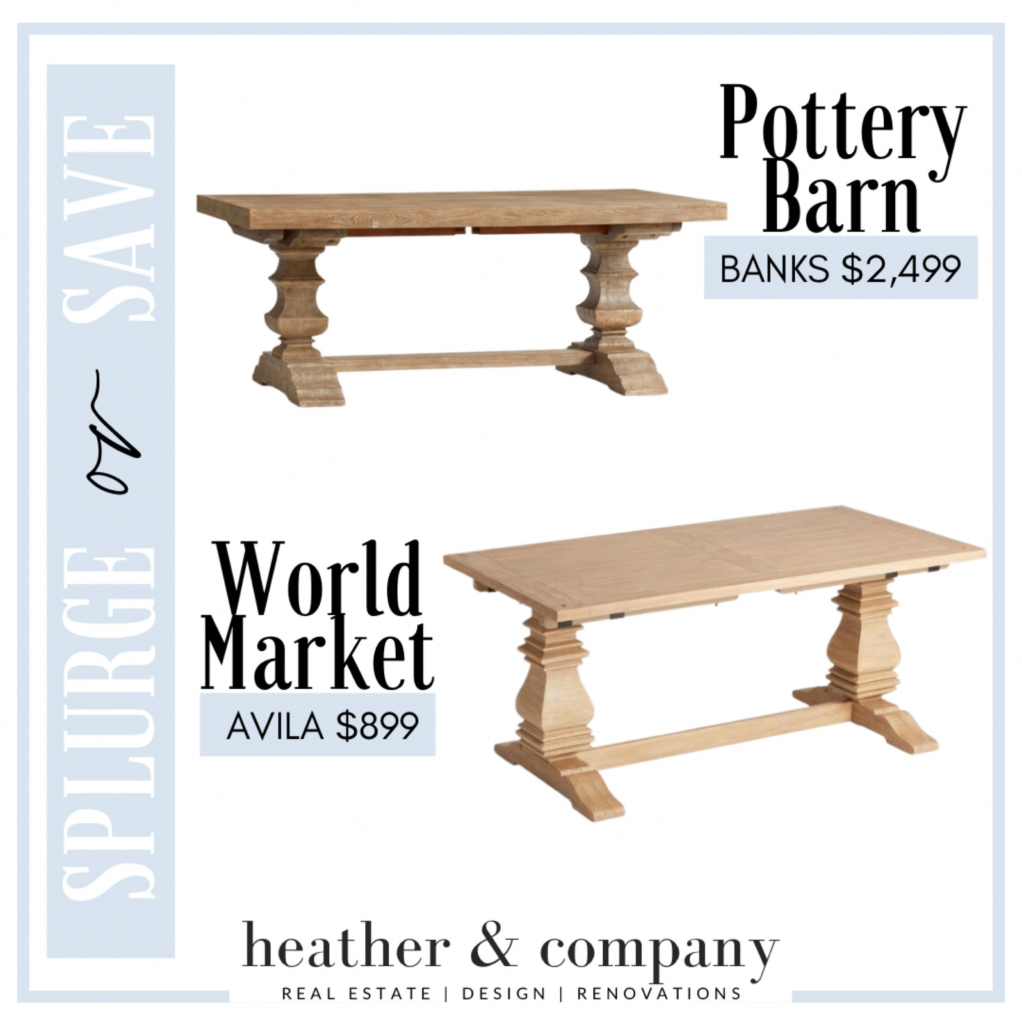 Our NEW dining room table comes Monday! 
Which one do you think I went with?! 

I’m still on the prowl for the perfect chairs. 



#LTKsalealert #LTKunder100 #LTKhome