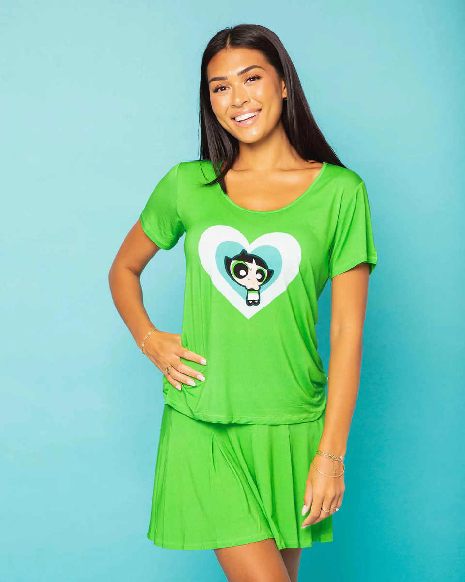 The Powerpuff Girls™ Buttercup Women's Short Sleeve T-Shirt | Bums & Roses