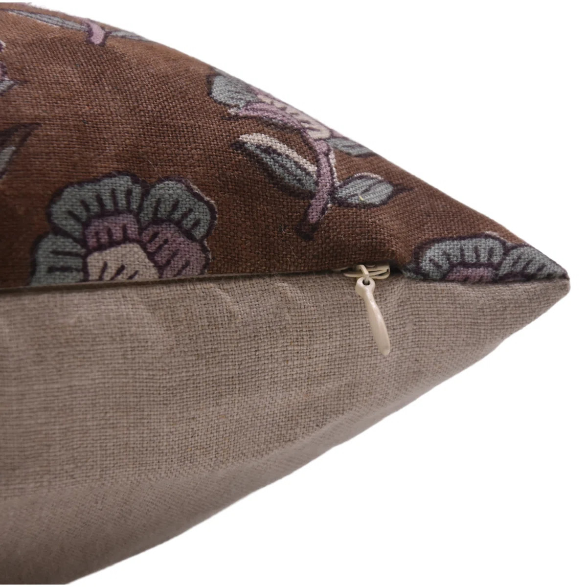 Fabdivine Block Print Pure Linen  Throw Pillow Covers, Handmade 22x22 Inch- Rohini | Wayfair North America