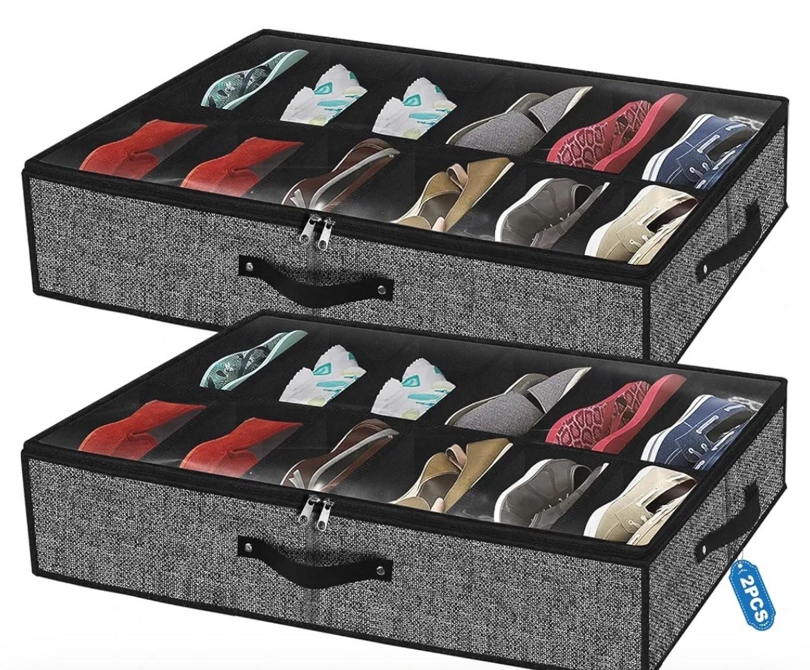 My shoe collection is getting too big for my closet, so I found these shoe organizers (set of 2) for under my bed! 

#LTKHome #LTKFindsUnder50 #LTKFamily