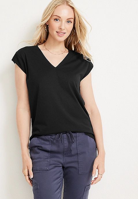 24/7 Forever Wedge Tee | Maurices