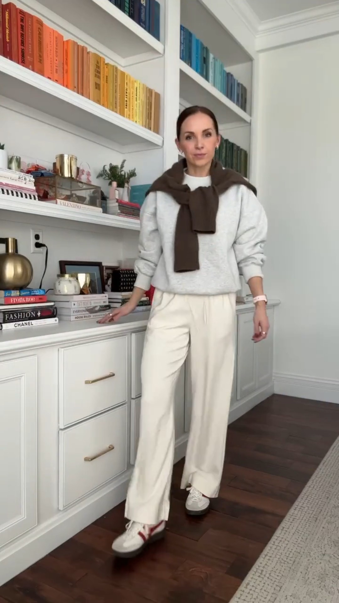 @target pants
@abercrombie sweatshirt 
@onequince sweater 
@mirandafrye earrings 

#LTKootd
