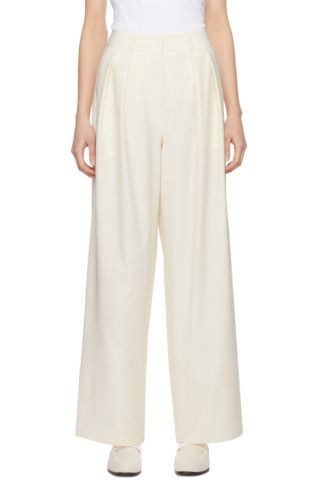 The Frankie Shop - Off-White Ripley Trousers | SSENSE