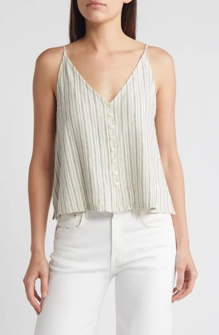 Treasure & Bond Button-Up Linen Blend Camisole | Nordstrom | Nordstrom