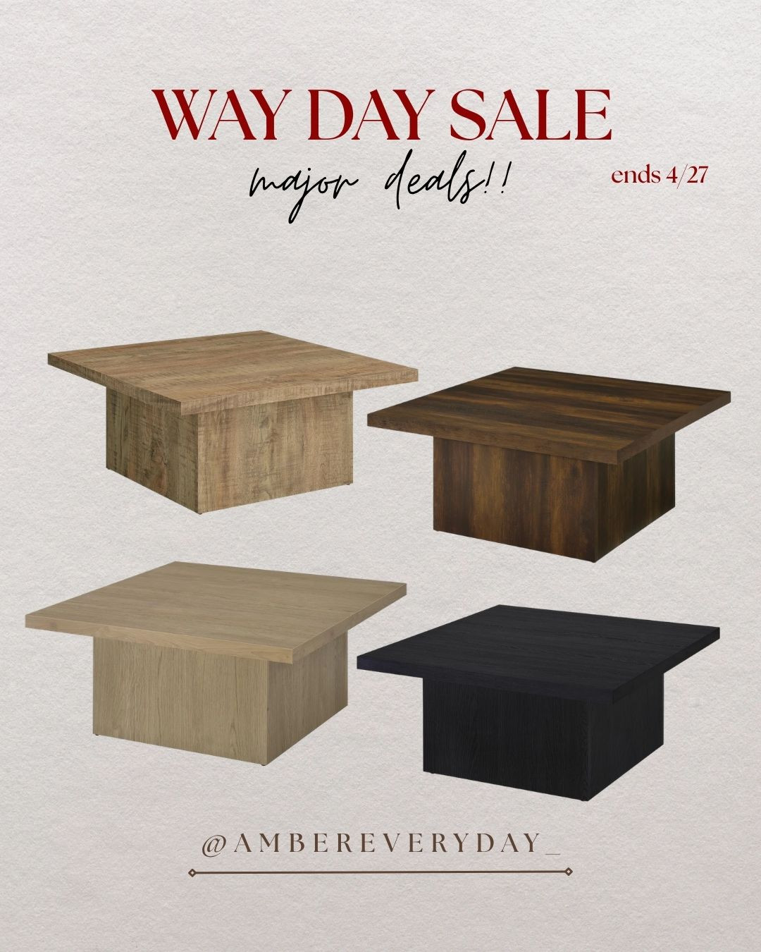 Last day for Way Day deals! Up to 80% off! 🫶🏽🤎