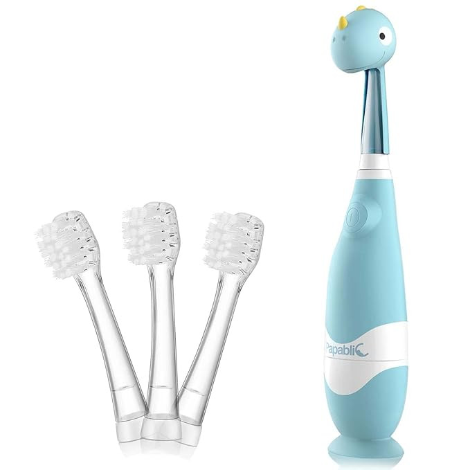Papablic Debby Toddler Sonic Electric Toothbrush with Cute Dino Covers for Babies and Toddlers Ag... | Amazon (US)