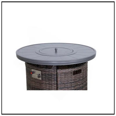 25" H X 32" W Propane Outdoor Fire Pit Table | Wayfair North America