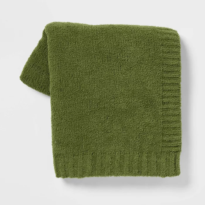 Cozy Knit Heathered Throw Blanket - Threshold™ | Target