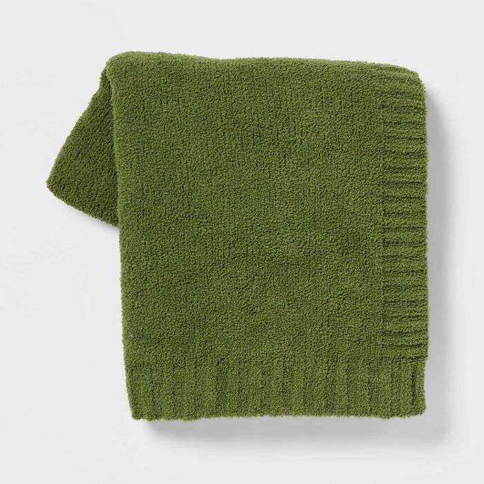 Cozy Knit Heathered Throw Blanket - Threshold™ | Target
