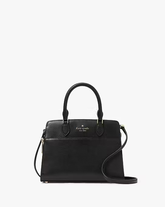 Madison Saffiano Leather Small Satchel | Kate Spade Outlet