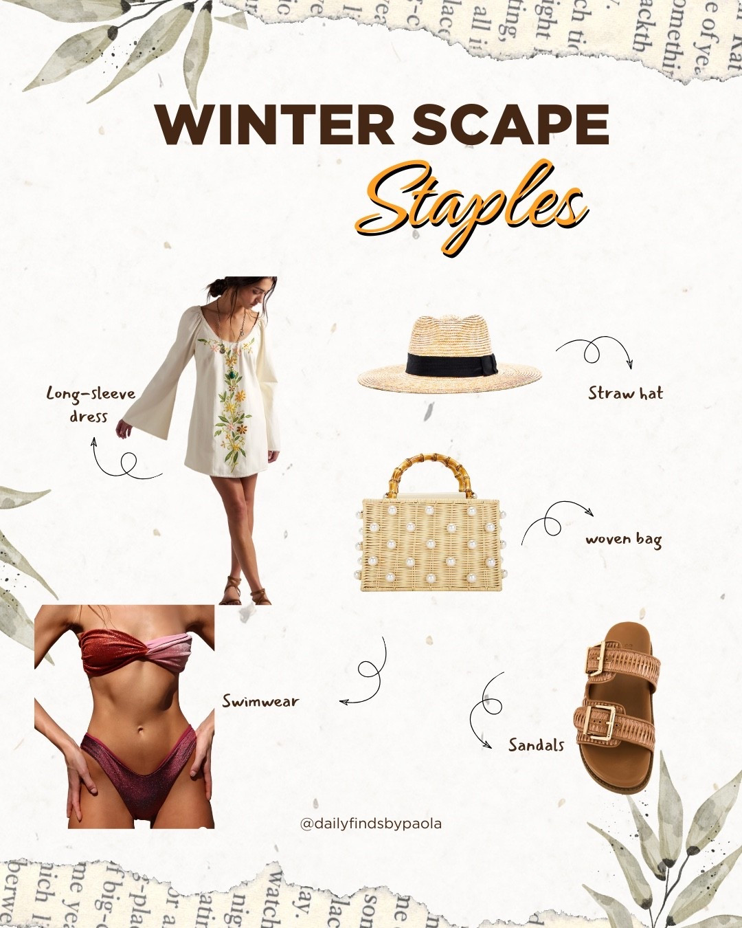 Winter scape staples I always pack for warm-weather getaways ❄️☀️
Easy, timeless pieces that work year-round.

#LTKTravel #LTKSeasonal #LTKootd