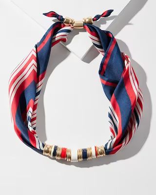 Americana Adjustable Scarf Necklace | Chico's