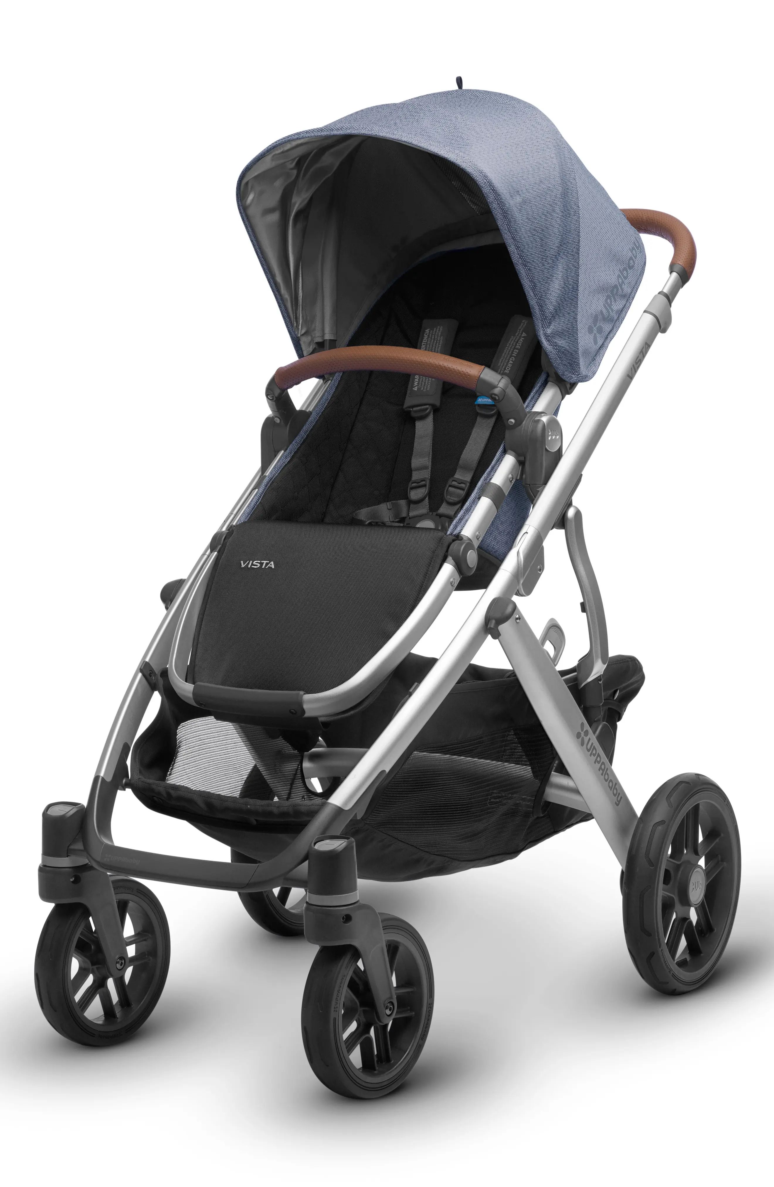 2018 VISTA Aluminum Frame Convertible Complete Stroller with Leather Trim | Nordstrom