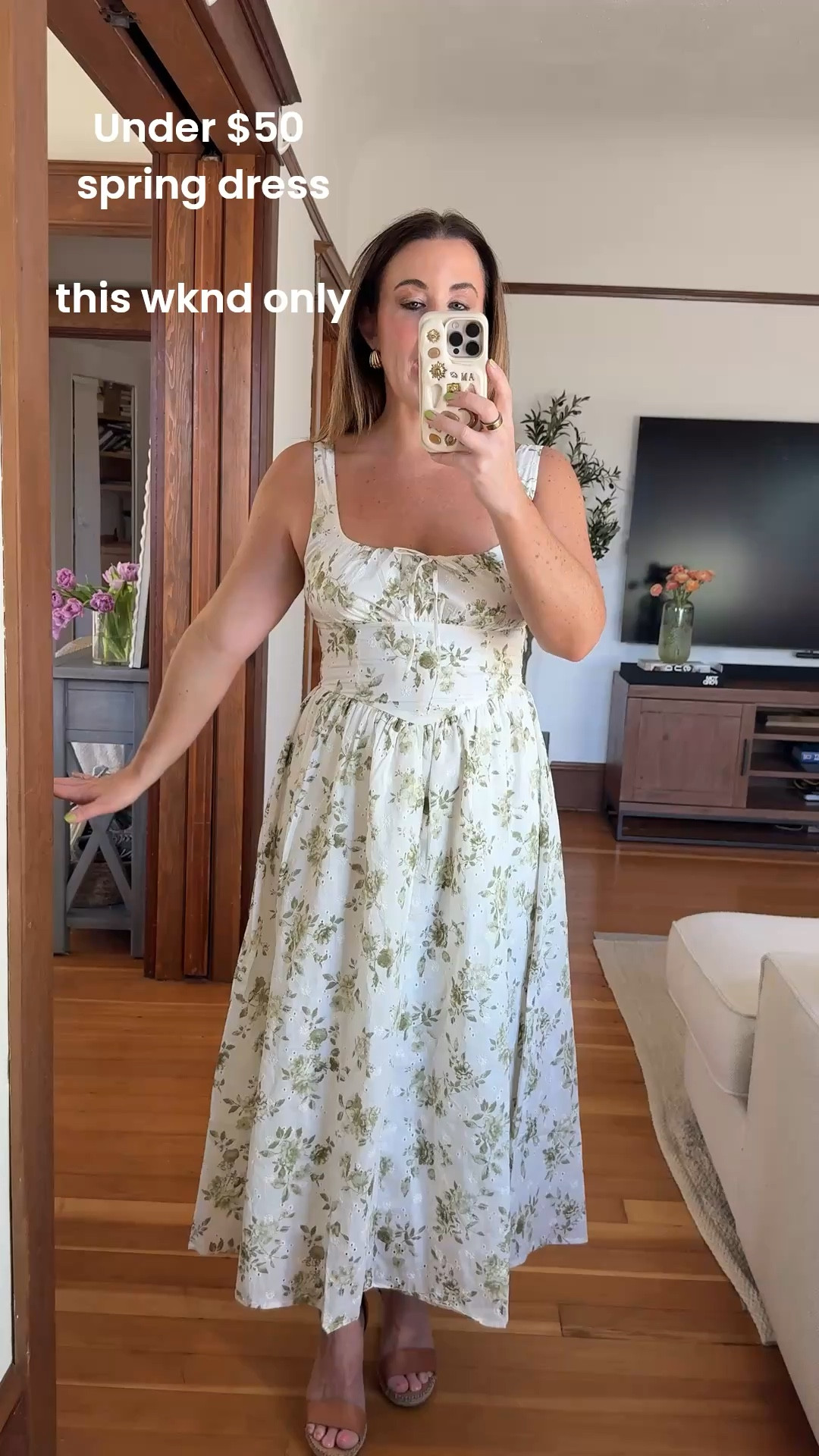 Under $50 Easter dress… this weekend only!

Normally $58… in a M

Love this for brunch, mothers day, etc

Floral midi dress, france outfits, what to wear in Europe, 

#LTKMidsize #LTKSeasonal #LTKPetite