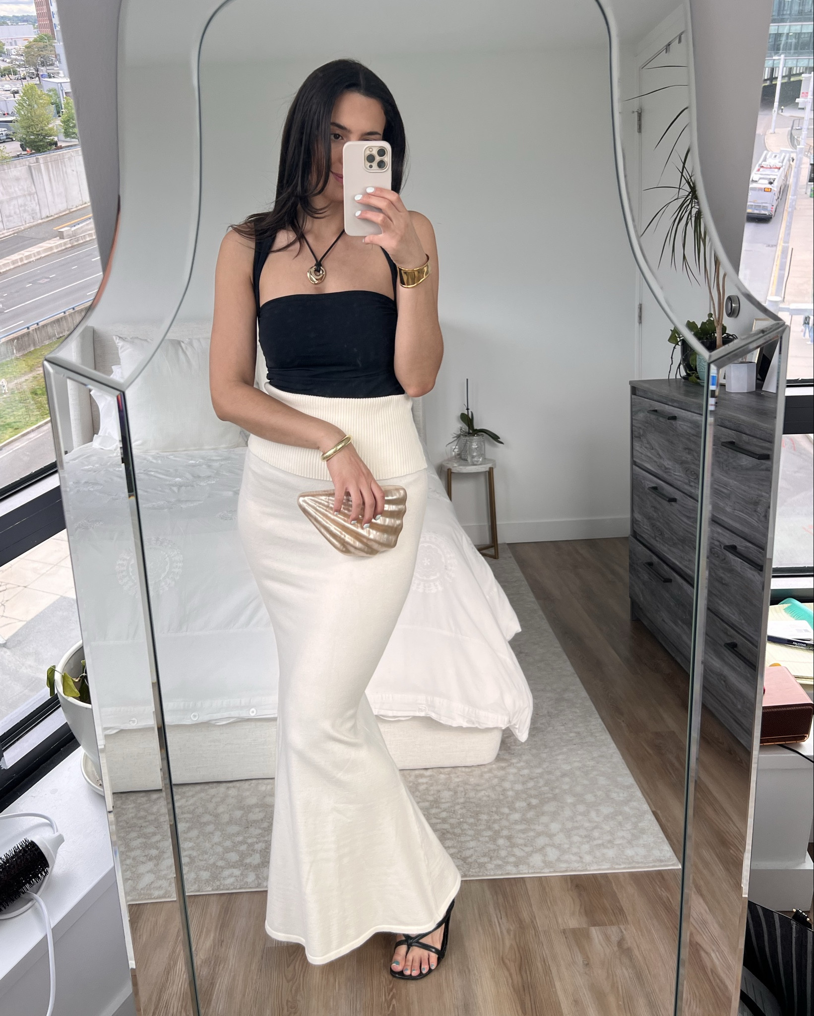 Summer style, maxi skirt, bodysuit, shell purse, summer outfit idea, mermaid inspired, summer going out looks, neutral outfit 

Wearing size small in the skirt and a medium in the bodysuit (size up if you have a longer torso)

#LTKFindsUnder100 #LTKSummerEdit