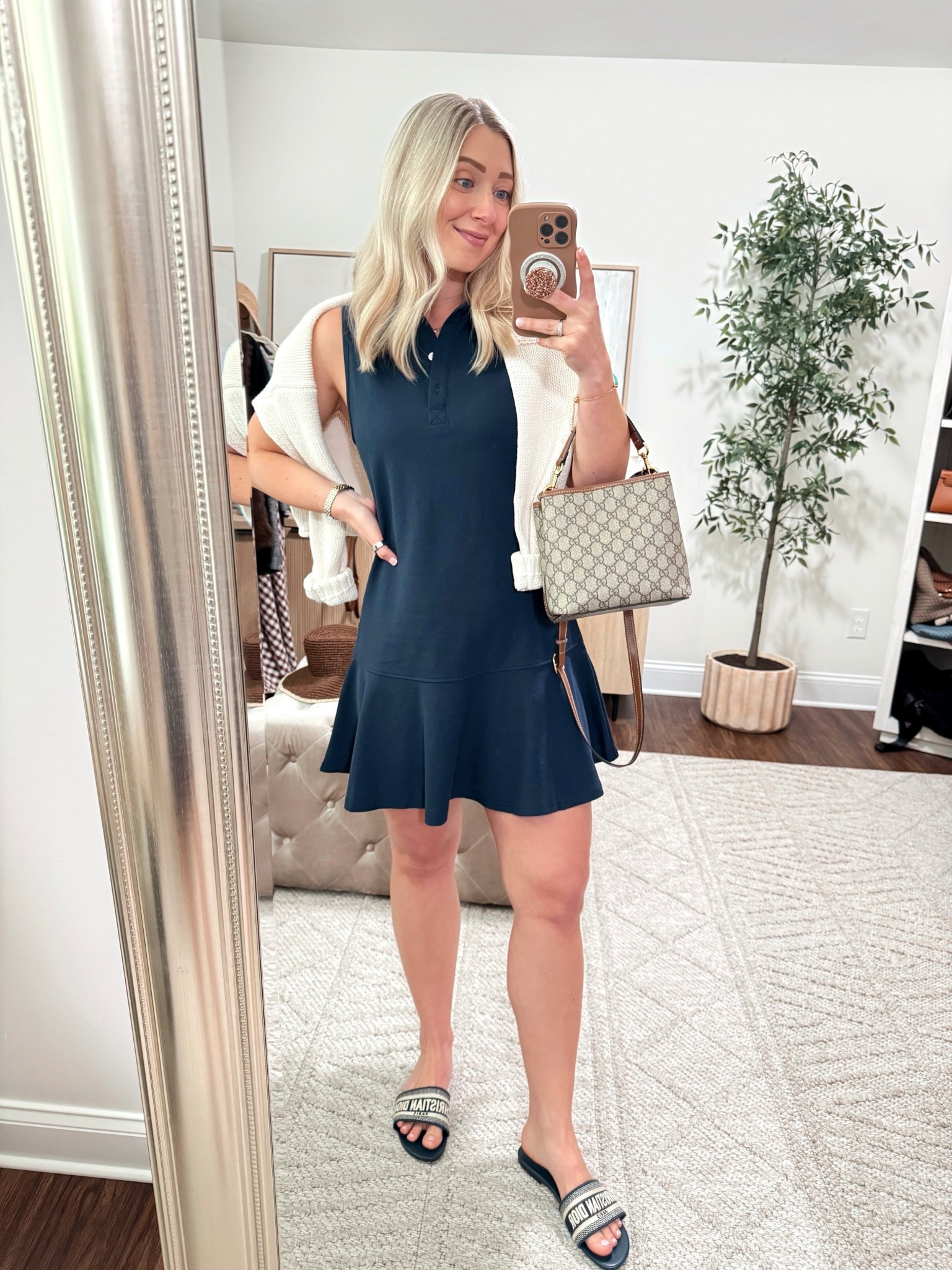 Polo dress under $40! 💙 Wearing my true size small, no need to size up!
I sized up to a medium in the sweater so it would be looser and more off the shoulder!

Amazon fashion, polo dresses, spring dresses 

#LTKdayinmylife #LTKSeasonal #LTKmomlife