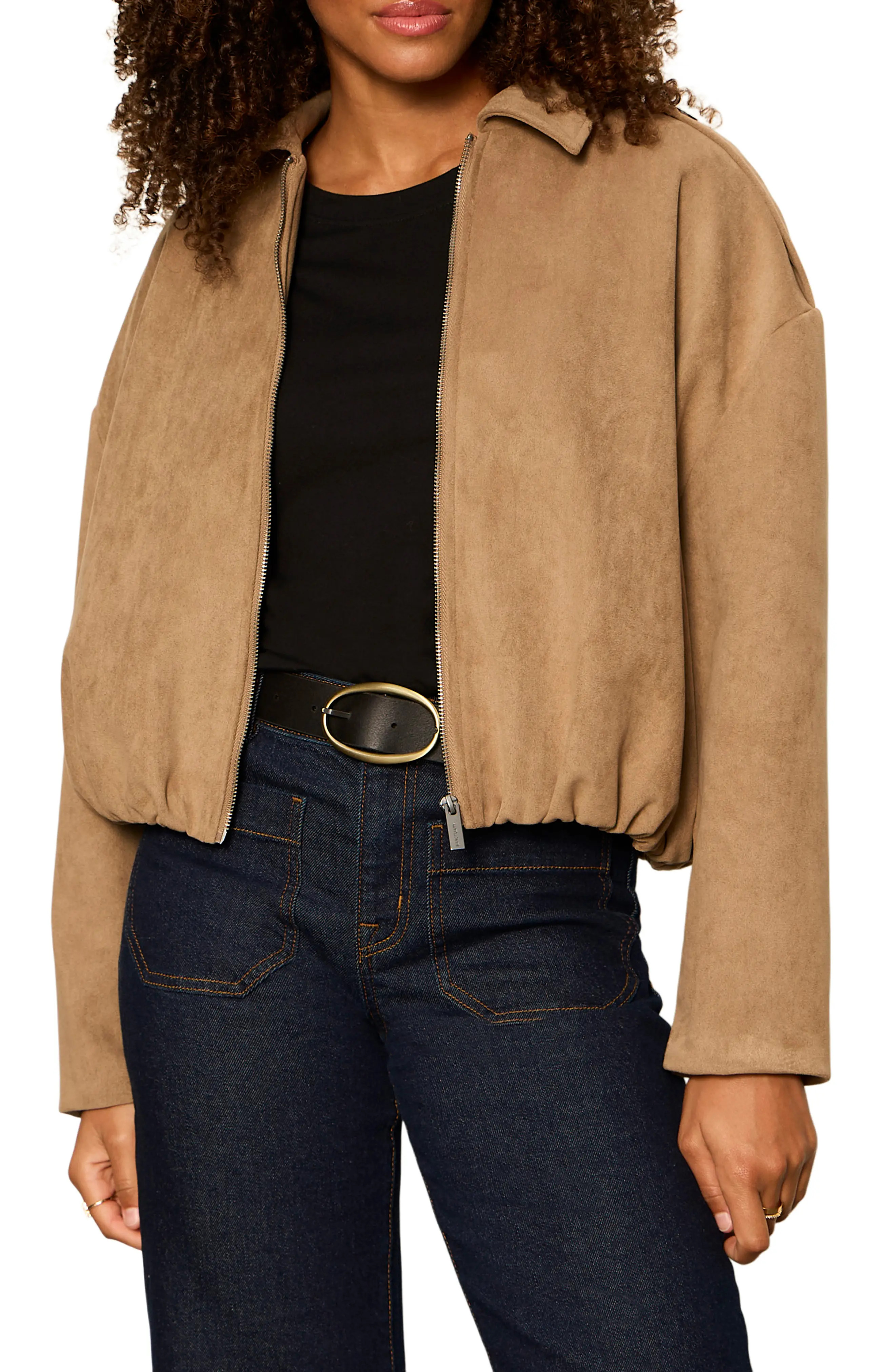 Takeoff Faux Suede Jacket (Women) | Nordstrom | Nordstrom