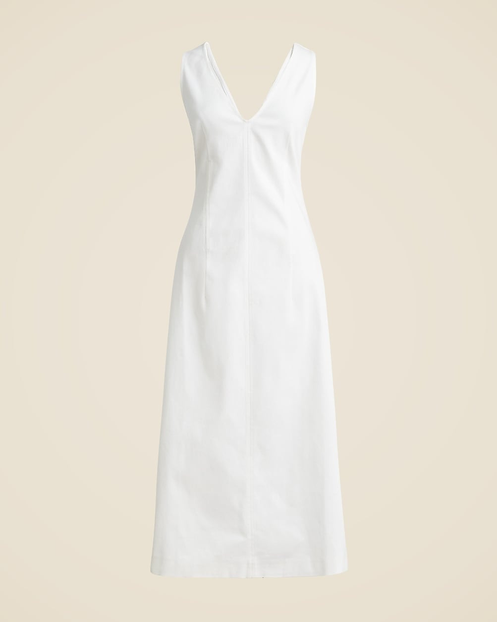 Corset midi dress in stretch twill | J. Crew US