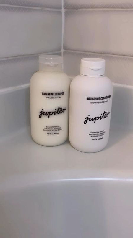 Jupiter Shampoo and Conditioner- I've been using them for awhile now. They have helped me alot with my dry scalp. 
I highly recommend them.  @hellojupiter
 #AD #jupiterpartner #hellojupiter #zeroflakesgiven #jupitershampoo #antidanduff #dandruff #scalpcare 
Use my discount code for 10 % off 🤍 
MAHFAM10 

#LTKunder50 #LTKFind #LTKbeauty