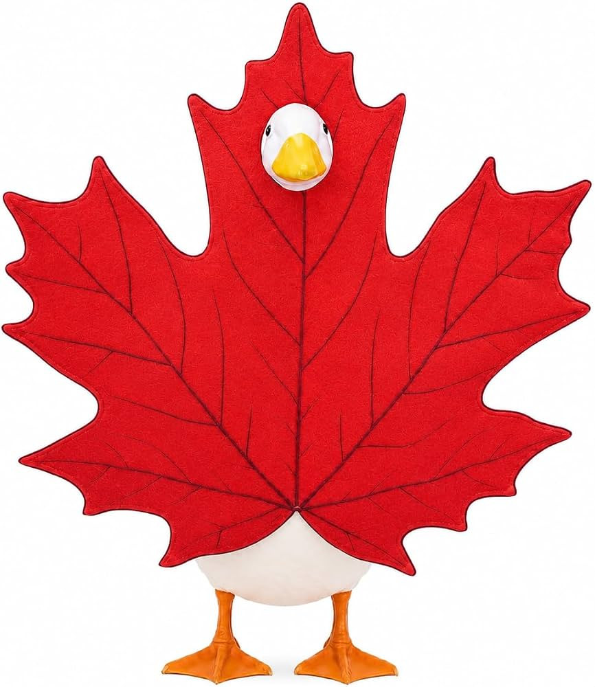 Fall Goose Outfit Autumn Maple Leaf Goose Costumes for Outdoor Decor | Amazon (US)