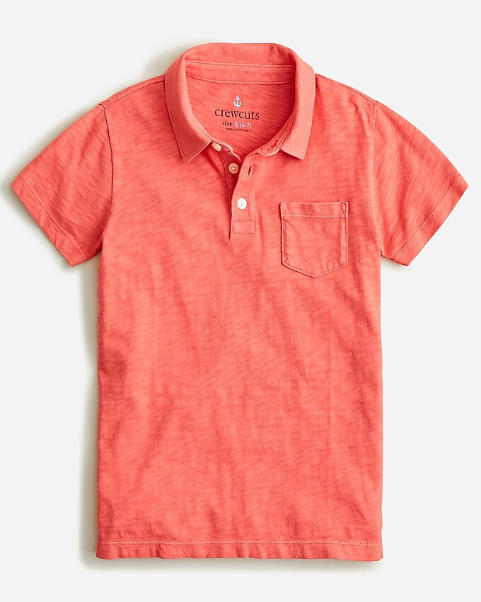 Kids' short-sleeve garment-dyed polo shirt | J. Crew US
