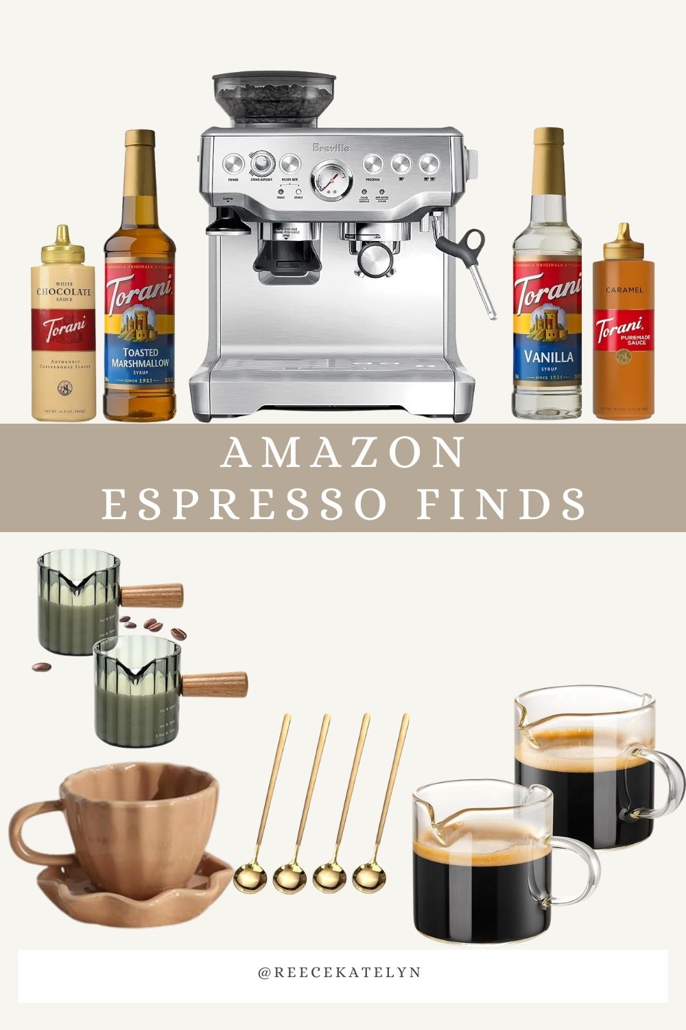 Breville espresso machine / Amazon finds 