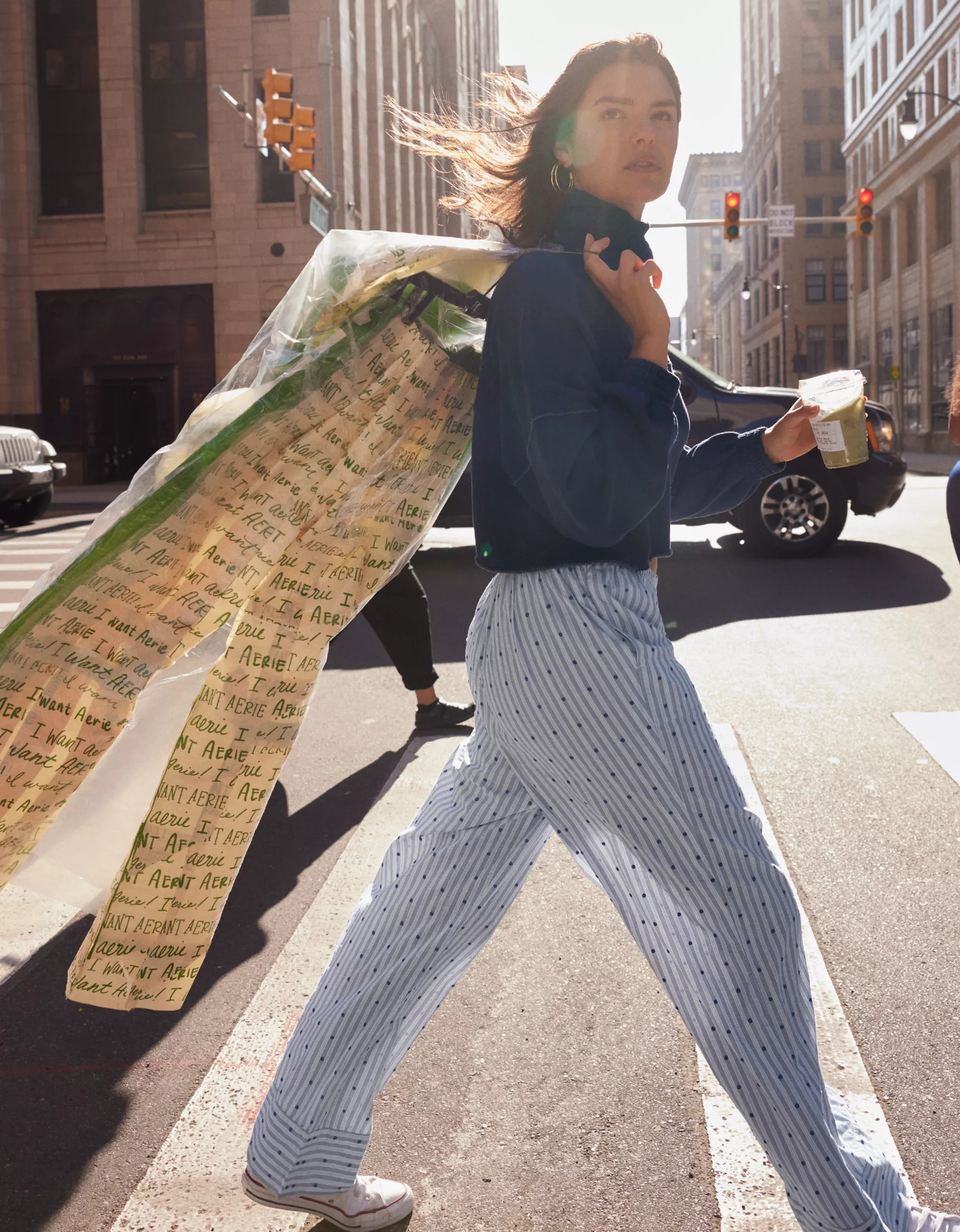 Aerie Off-Duty Poplin Trouser PJ | Aerie