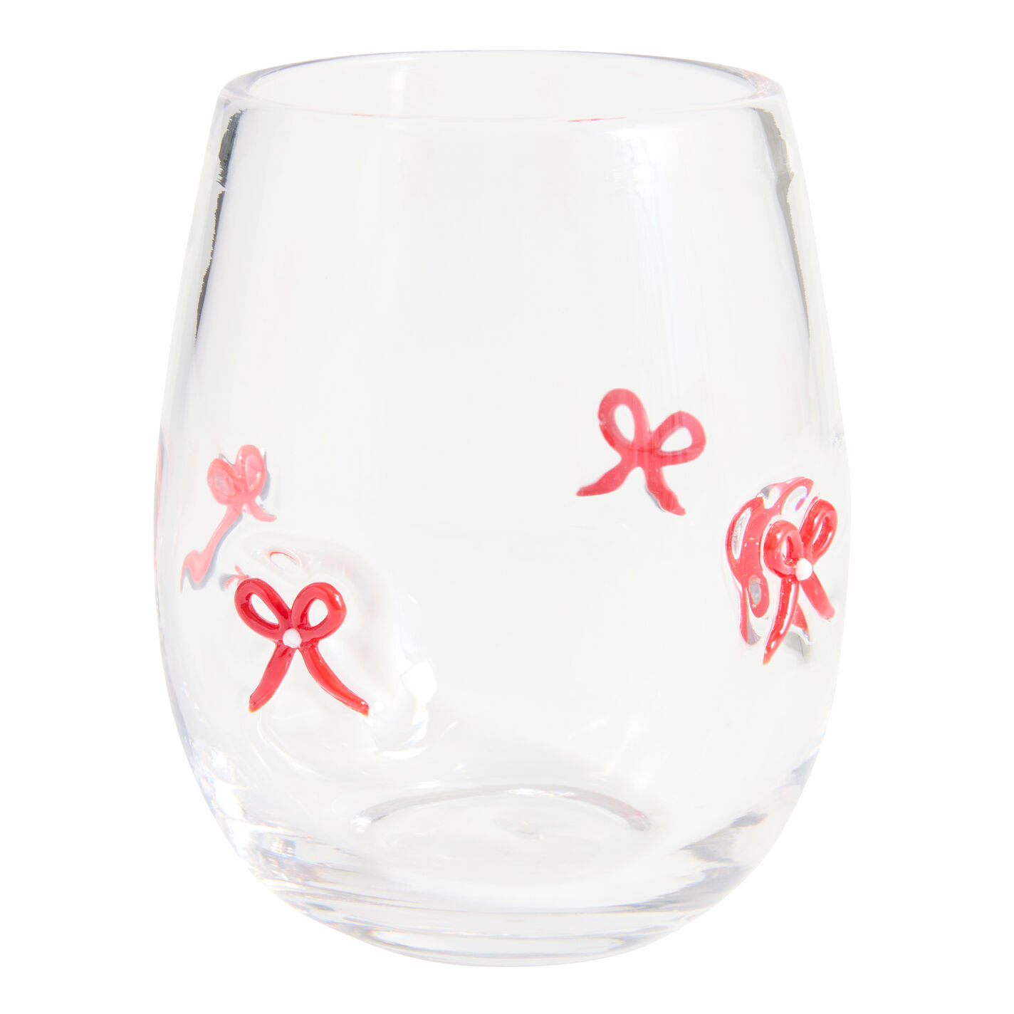 Charm Inlay Stemless Wine Glass | World Market