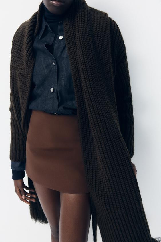 HIGH-WAIST SKORT | Zara US