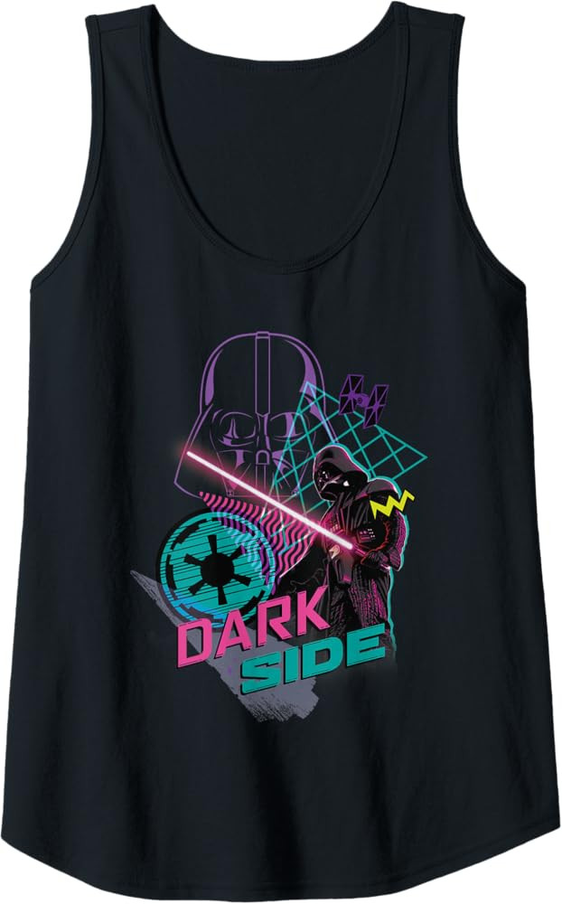 Star Wars 90s Darth Vader Dark Side Tank Top | Amazon (US)