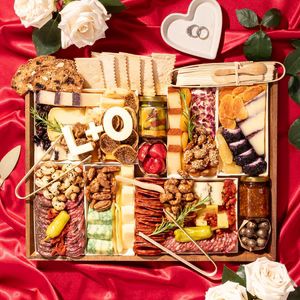 Engagement/Anniversary Initials Cheese & Charcuterie Boards | Boarderie