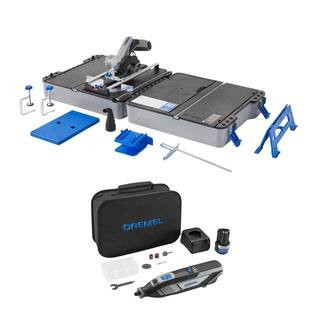 Blueprint Portable Saw Station with 12V Compact Circular Saw, Cordless Rotary Tool Kit, and Multi... | The Home Depot
