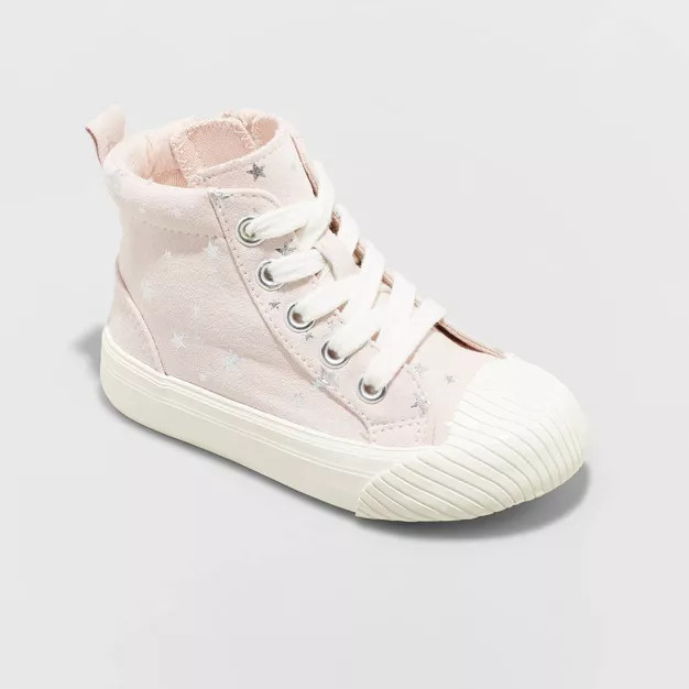 Toddler Girls' Shane Lace-Up Zipper Sneakers - Cat & Jack™ | Target