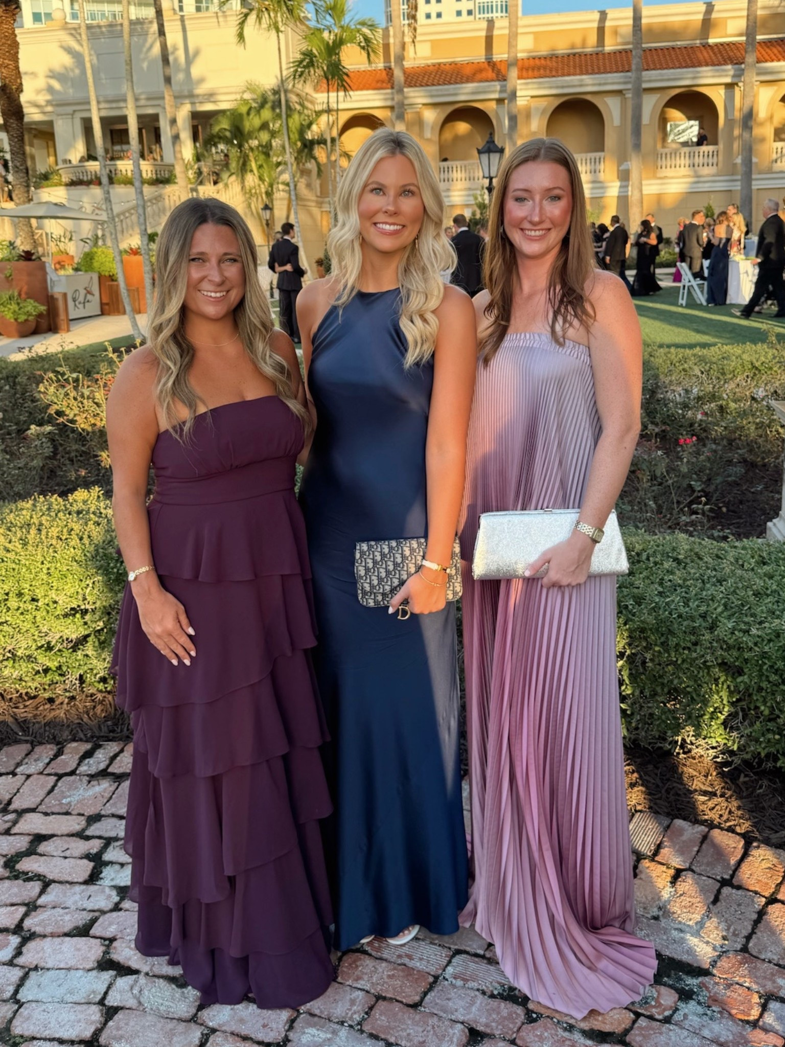 Fall wedding guest dresses! We wore these to a black tie wedding in Florida. Perfect colors for fall! The navy dress features an open back - my favorite part!

#LTKSeasonal #LTKWedding #LTKHoliday