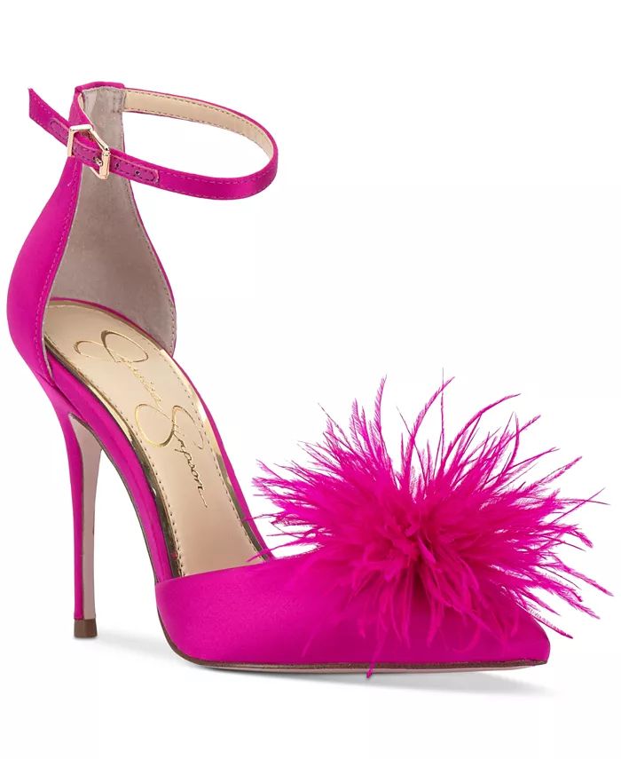 Jessica Simpson Wolistie Ankle-Strap Dress Pumps & Reviews - Heels & Pumps - Shoes - Macy's | Macys (US)