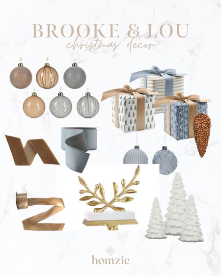 These ornaments & wrapping paper from Brooke & Lou might be my favorite thing I’ve found! This French blue velvet ribbon = favorite  purchase from last year! 

#LTKhome #LTKHolidaySale #LTKHoliday