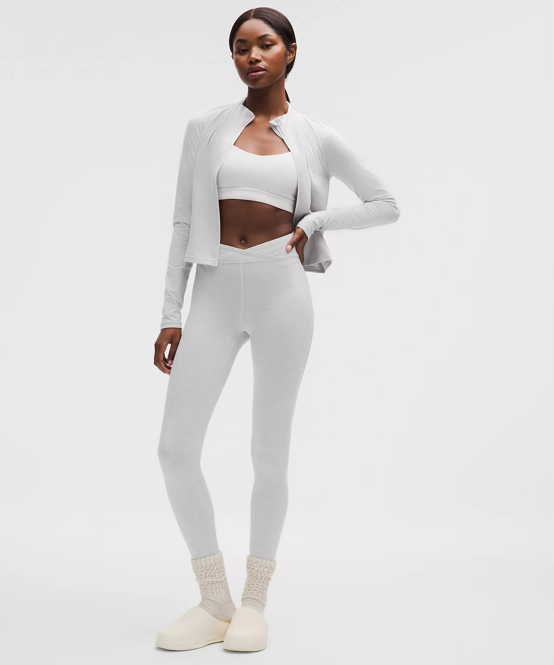 Softy Suedey Cross-Waist Tight 25" | Lululemon (US)