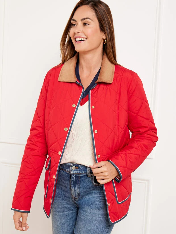 Quilted Barn Jacket | Talbots