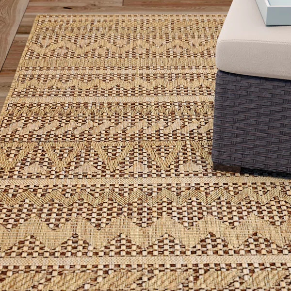 Krystal Geometric Indoor / Outdoor Rug | Wayfair North America