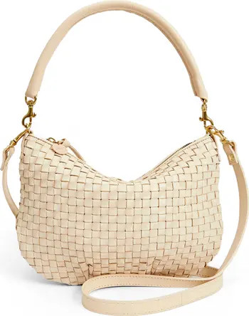 Petit Moyen Woven Leather Messenger Bag | Nordstrom
