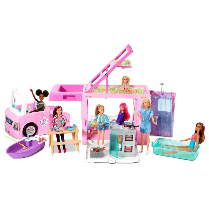Barbie 3-in-1 Dream Camper Playset | Target