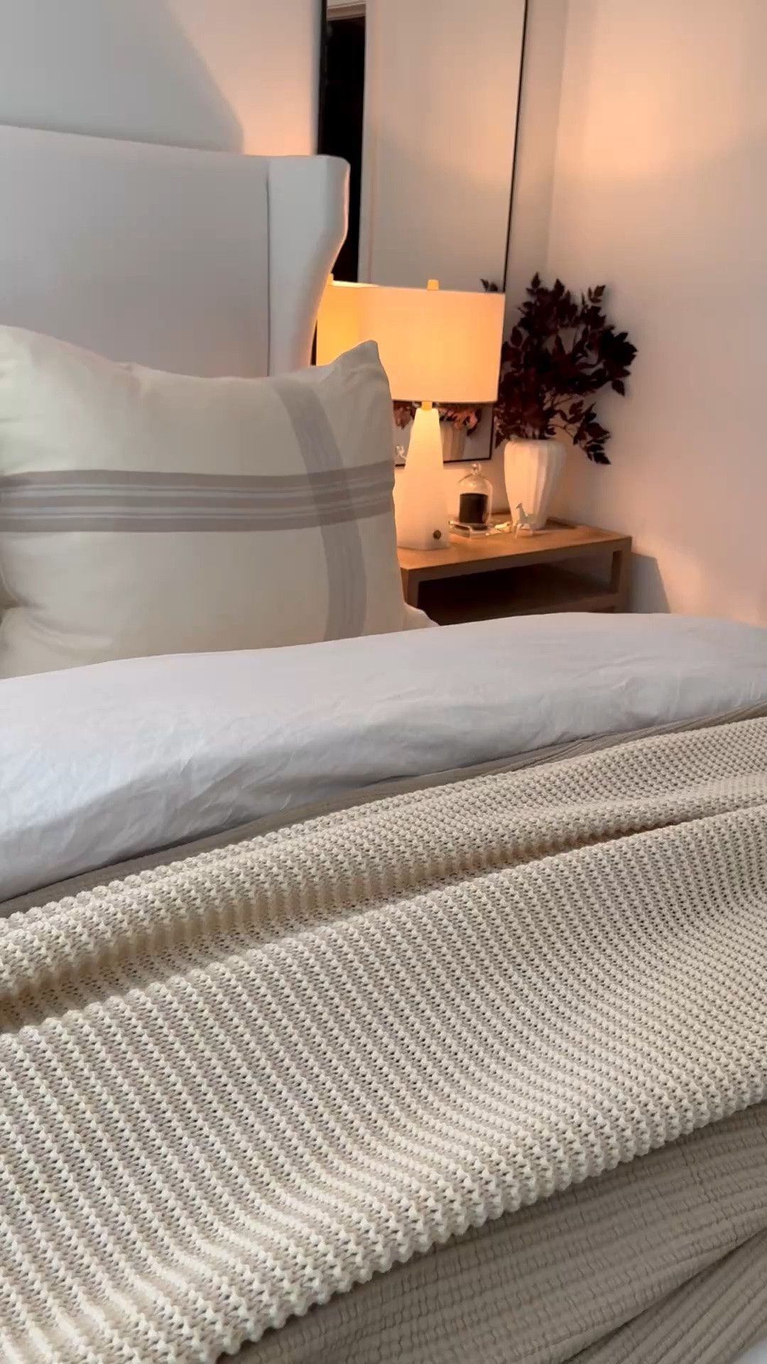 Cozy bedroom styling🤍

#LTKHome