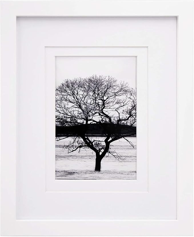 Egofine 8x10 Picture Frame Made of Solid Wood Covered by Plexiglass, Display Pictures 4x6/5x7 wit... | Amazon (US)