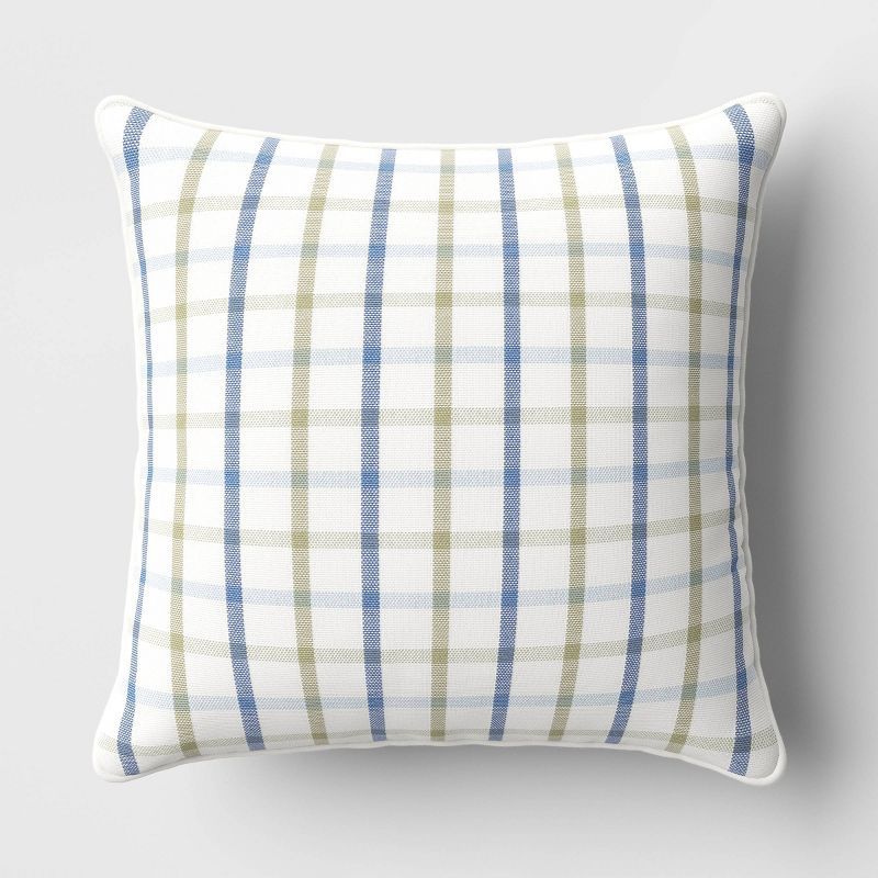 Woven Grid Square Throw Pillow - Threshold™ | Target