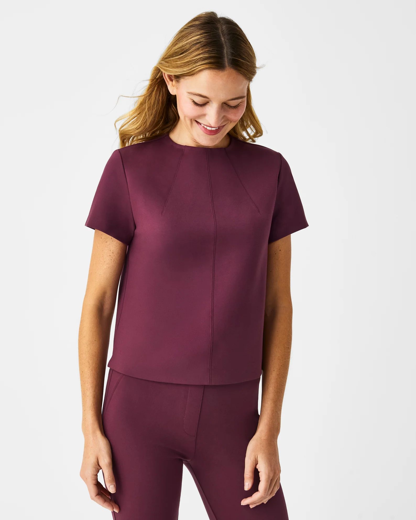 The Perfect Funnel Neck Top | Spanx