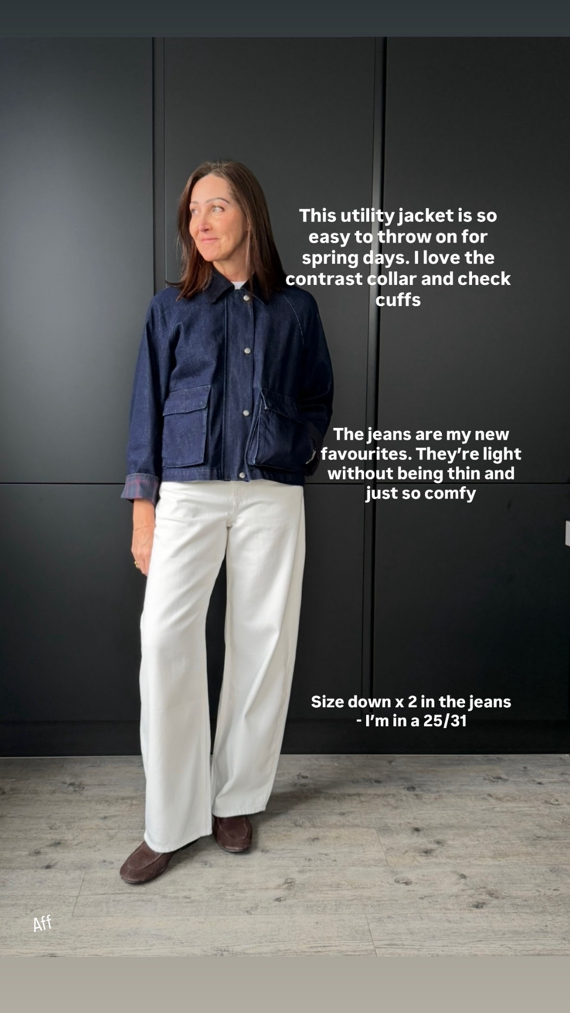 Two of my favourites February buys.
The utility jacket is great to throw on with everything - and these jeans are just so comfy with the best shape and soft denim. 
I wear a M jacket and 25/31 jeans

#LTKuk #LTKover50style #LTKspring